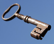 About Coaching / photo of old key